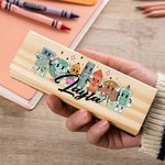 Personalisierte niedliche Schreibwaren Element Kreidetafel Radiergummi mit Namen und 2 Marker Lehrer Tag zurück zu Schule Geschenk für Lehrer