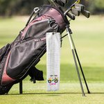 Personalized Super Absorbent Multiple Colors 100% Cotton Golf Cart Waffle Towel with Name Hanging Clip Birthday Gift for Golf Lovers