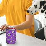 Personnalisé Multicolore Cat Dog Pet Photo Beer Can Cooler Sleeve with Paw Bone Design Birthday Beach Party Gift for Family