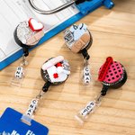 Badge en silicone rétractable avec titre Cadeau d'appréciation pour infirmière Personnel médical