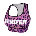 Tenue de Sport pour Femme Personnalisée avec Dessin du Personnage et Nom Vêtement de 2 Pièces Cadeau Anniversaire pour Amateur de Fitness Yoga Sport