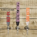 Personalisierter Bierzapfhahngriff mit 3D-Namen-Druck für Fass Biergarten Oktoberfest Geschenk für Bierliebhaber Herren