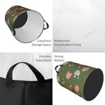 Personalizzato Highland Cow Waterproof Oxford Storage Basket con nome Grande capacità Organizzatore Regalo di Halloween per bambini