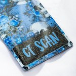 Funda para credencial de identificación con calavera Rock and Roll personalizada con amigo para credencial Gracias Regalo de Halloween para personal m