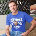 Personlig Detta är hur en fantastisk farfar ser ut 100% bomulls-T-shirt med foto och titel Fars dag-present till pappa farfar
