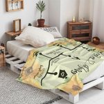 Personalisierte Love Story Timeline Design weiche Decke mit Namen und Datum Home Decor Jahrestag Valentinstag Geschenk für Paar