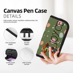 Estuche personalizado para lápices con nombre con motivo de Halloween Highland Cow Material escolar Vuelta al cole Regalo de cumpleaños para niños Ado