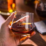 Henkilökohtainen kaiverrettu syntymä kukka Bourbon viski lasit Zodiac merkki liuskekivi Coaster nimi syntymäpäivälahja perheen ystävä