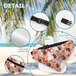Bandana per cani regolabile in stile hawaiano con foto, regalo di compleanno in spiaggia e costume per gli amanti degli animali.