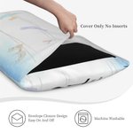 Personalised Love Story Timeline Envelope Closure Soft Throw Bedding Pillow Cover with Text & Icon Anniversary Housewarming Gift for Couple