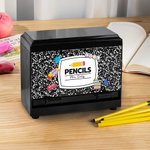 Personalisierter Namen-Pencil-Dispenser im Bleistift Notizbuch Kompositionsbuch Design Wertschätzung Lehrertag Geschenk für Lehrenden