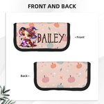 Estuche personalizado para lápices con nombre con motivo de Halloween Highland Cow Material escolar Vuelta al cole Regalo de cumpleaños para niños Ado