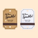 Étiquettes d'Allumage Personnalisées avec Noms et Date Accessoires de Mariage Porte-Allumettes Lot de 25 Cadeau Anniversaire Fiançailles pour Couple