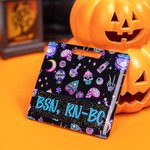 Regalo de Halloween para el personal médico de la semana de la enfermera del compañero de la insignia del texto