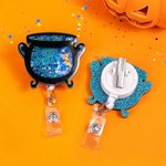 Regalo de Halloween para el personal médico de la semana de la enfermera del compañero de la insignia del texto