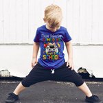 Personalised Multi-colour Game Over Back To School 100% Cotton Kid T-shirt with Name School Season Gift for Girls Boys