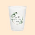 Gobelet en Plastique Personnalisé avec Texte Lot de 10 Gobelets Recyclables 350ml 450ml Cadeau Fête Mariage Bridal Shower pour Couple