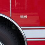 Distintivo adesivo personalizzato dei vigili del fuoco per auto con testi resistenti alle intemperie Accessori per auto regalo per i vigili del fuoco