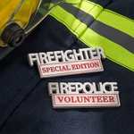 Distintivo adesivo personalizzato dei vigili del fuoco per auto con testi resistenti alle intemperie Accessori per auto regalo per i vigili del fuoco