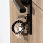 Henkilökohtainen Jalkapallo Koripallo Lentopallo Sydän Design Kirkas akryyli pilli Avaimenperä Spiral Rannekoru arvostus Urheilulahja PE-valmentajalle