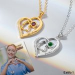 Personalizado Collar de Estetoscopio con Nombre y Piedra de Nacimiento Regalo para Enfermeros