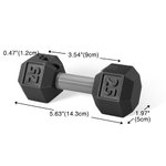 Personalized Unique 3D Printed Dumbbell Business Card Holder with Number Gym Yoga Room Opening Birthday Gift for Trainers Sport Lovers