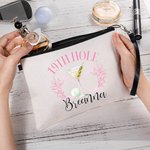 Personalizzato Golf 19 ° buca nome borsa trucco con braccialetto Accessori da golf regalo per le donne golfista