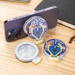 Personalized Acrylic Discipline Bulb Design Airbag Magsafe Phone Grip Stand Holder with Text School Badge Birthday Gift for University Student