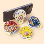 Personalized Acrylic Discipline Bulb Design Airbag Magsafe Phone Grip Stand Holder with Text School Badge Birthday Gift for University Student