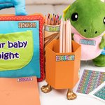 Personalized Colourful Dalmatian Dots Self-adhesive Name Stickers Back to School Appreciation Gift for Boy Girl Teacher