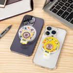 Personalized Acrylic Discipline Bulb Design Airbag Magsafe Phone Grip Stand Holder with Text School Badge Birthday Gift for University Student