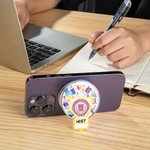 Personalized Acrylic Discipline Bulb Design Airbag Magsafe Phone Grip Stand Holder with Text School Badge Birthday Gift for University Student