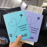 Porte-Passeport ou Étiquette de Bagage Personnalisé avec Nom et Texte Accessoire de Vacances en Cuir Cadeau Anniversaire pour Amoureux de Voyage