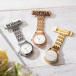Personalisierte Taschenuhr und Kugelschreiber Set mit Gravur Geschenkbox Praktisches Geburtstag Geschenk für Krankenschwester Tierarzt Pflegekräfte