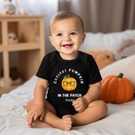 Gepersonaliseerde schattigste coolste liefste pompoen in de patch 100% katoen baby rompertje met naam Baby Shower Halloween cadeau voor pasgeborenen
