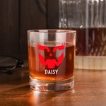 Personalisierte Jack-O'-Lantern 10oz Whiskey Gläser mit Namen Geburtstag Halloween Großeltern Tag Geschenk für Familie Freunde