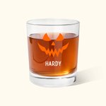Personalisierte Jack-O'-Lantern 10oz Whiskey Gläser mit Namen Geburtstag Halloween Großeltern Tag Geschenk für Familie Freunde