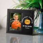 Marco de fotos de piel personalizado con nombre para pared o mesa Regalo de cumpleaños de Halloween para niños