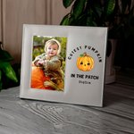 Marco de fotos de piel personalizado con nombre para pared o mesa Regalo de cumpleaños de Halloween para niños