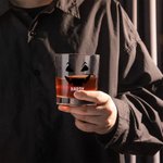 Personalisierte Jack-O'-Lantern 10oz Whiskey Gläser mit Namen Geburtstag Halloween Großeltern Tag Geschenk für Familie Freunde