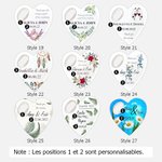 Décapsuleur Magnétique Personnalisé avec Nom en Forme de Coeur Ensemble de 10 Pièces Cadeau d'Anniversaire Fête Mariage Souvenirs pour les Invités