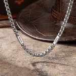 Personalized Cuban Men Necklace with 2  Names Birthday Anniversary Gift for Men