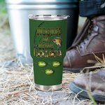 Personalized Hooked On Being Papa 30oz Tumbler with 1-16 Names Grandparents Day Father's Day Gift for Grandpa Dad
