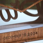 Personalized Engraved Wooden Wedding Card Box with Name and Date Wedding Party Bridal Shower Gift for Newlyweds