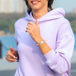 Alerta Médica de Emergencia Personalizada ID elástico rosa pulsera de cuentas con texto grabado de primeros auxilios para la alergia diabéticos Mujeres