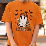 Personlig Söt Spöke Fladdermus Barn Aldult T-shirt Baby Bodysuit Halloween Present till Familj Vän