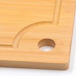 Personalised Sugar Skull Name Wooden Carving Chopping Board with Juice Groove and Grip Day of the Dead Housewarming Gift for Family Friend