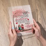 Personalized To My Besties I Love You Love Tree Acrylic Plaque Friendship Desk Ornament for Best Friends