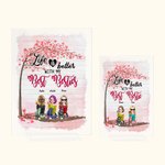 Personalized Life is Better with Besties Love Tree Acrylic Plaque Desk Decoration Friendship Gift for Women