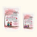 Personalized To My Besties I Love You Love Tree Acrylic Plaque Friendship Desk Ornament for Best Friends